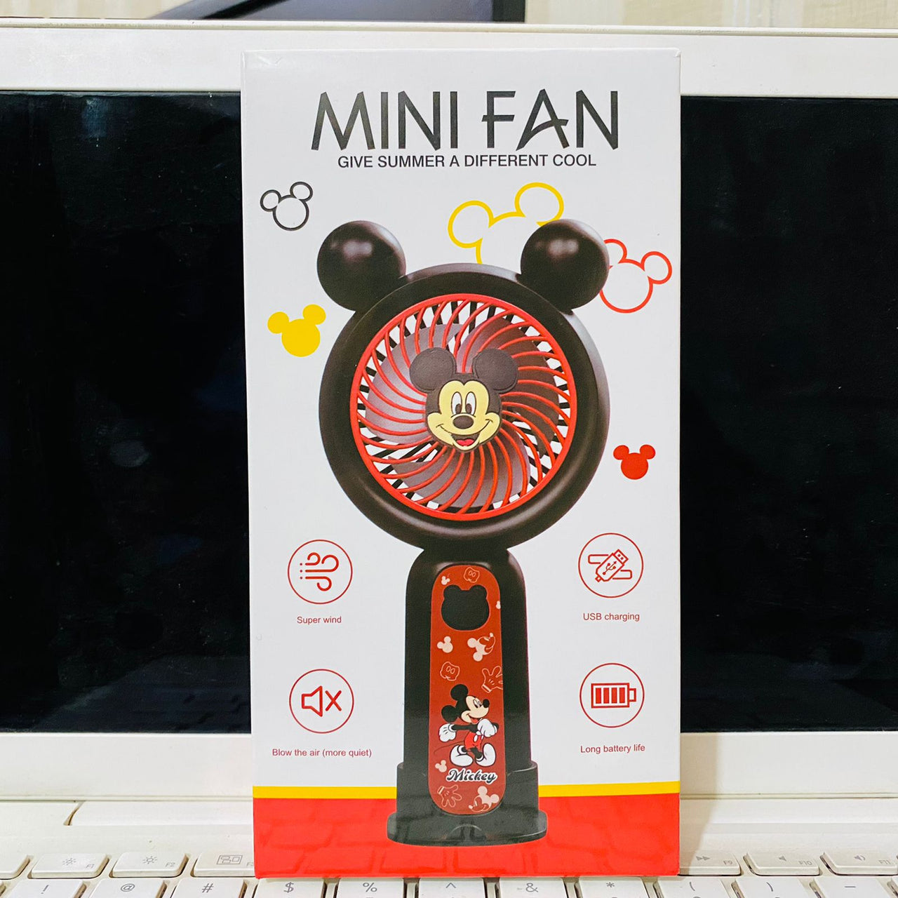 Mickey Mouse Portable Charging Mini Hand Fan