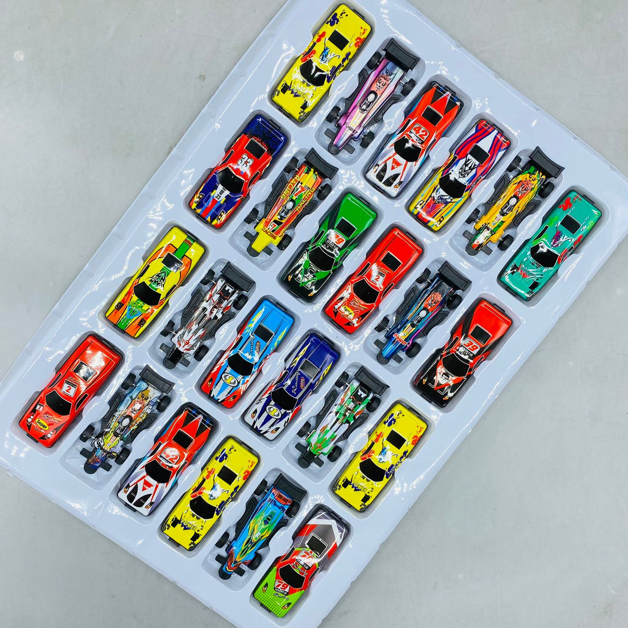 24 Pcs Metal Alloy Car Set