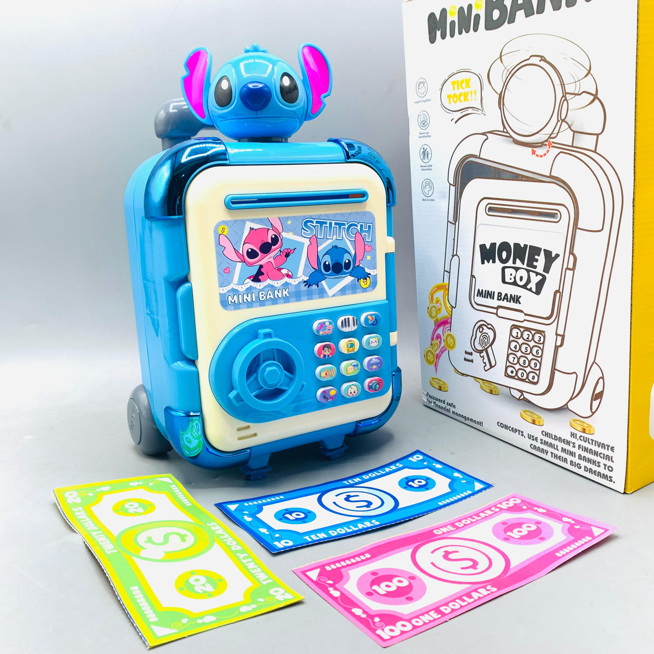 Mini Money ATM Machine With Trolly