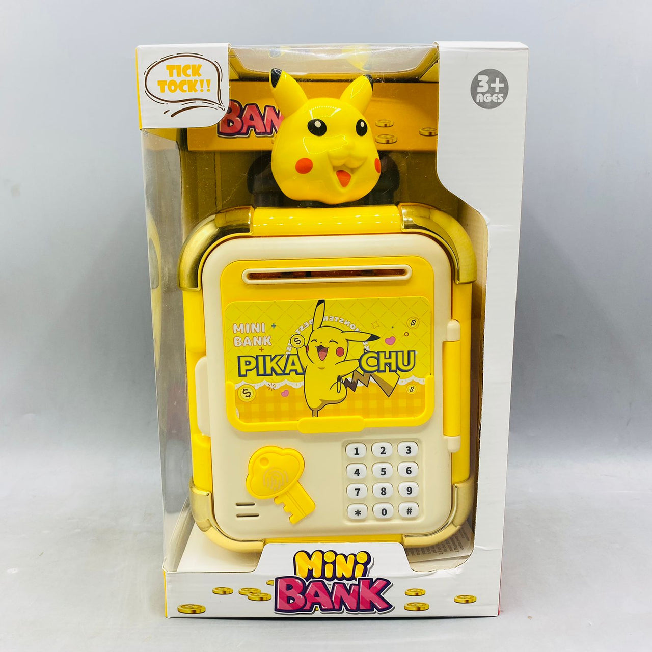 Pikachu Money ATM Machine With Trolly