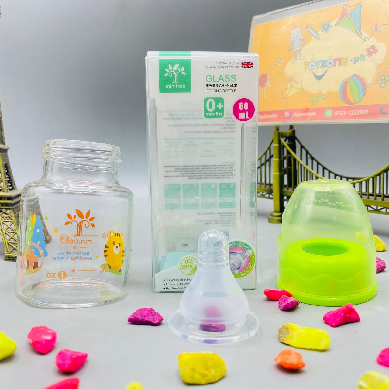 60ML Glass Baby Feeder