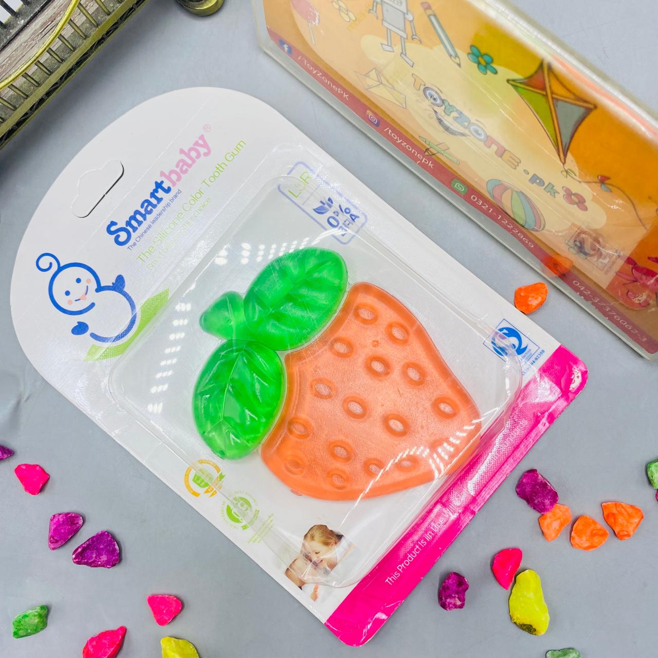 strawberry Shape Water Silicone Baby Teether