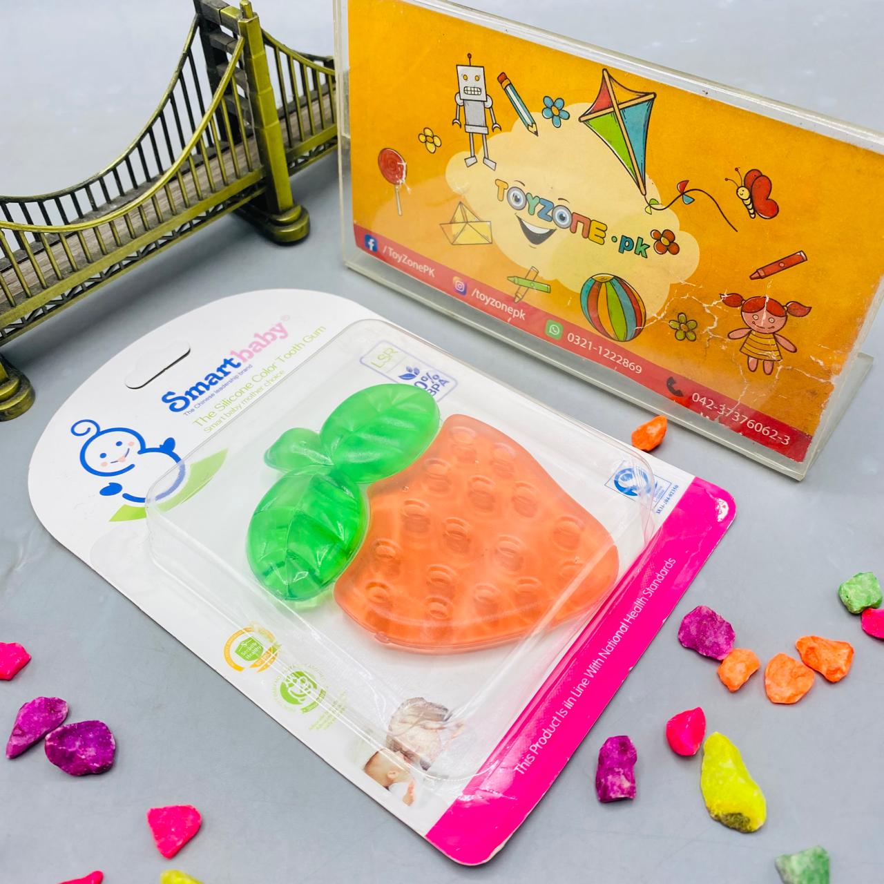 strawberry Shape Water Silicone Baby Teether