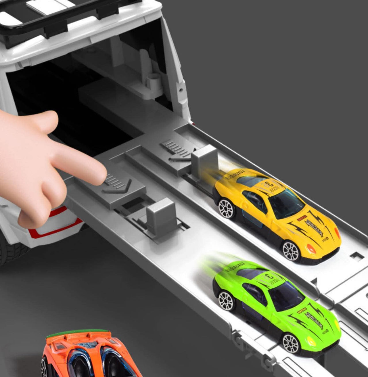 2-in-1 Dual Track Interactive Manual Ejection Barabus Jeep