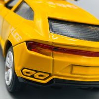 Thumbnail for 1:32 Scale Die-Cast Yellow Police SUV Sportscar Model