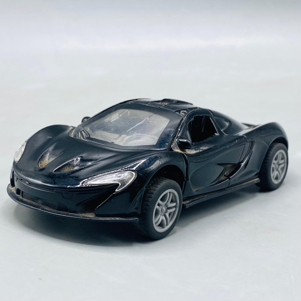 1:36 Scale Black McLaren P1 Style Die-Cast Hypercar Model