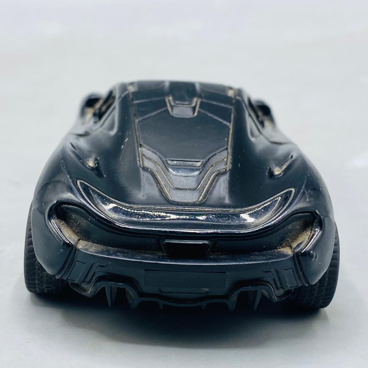 1:36 Scale Black McLaren P1 Style Die-Cast Hypercar Model