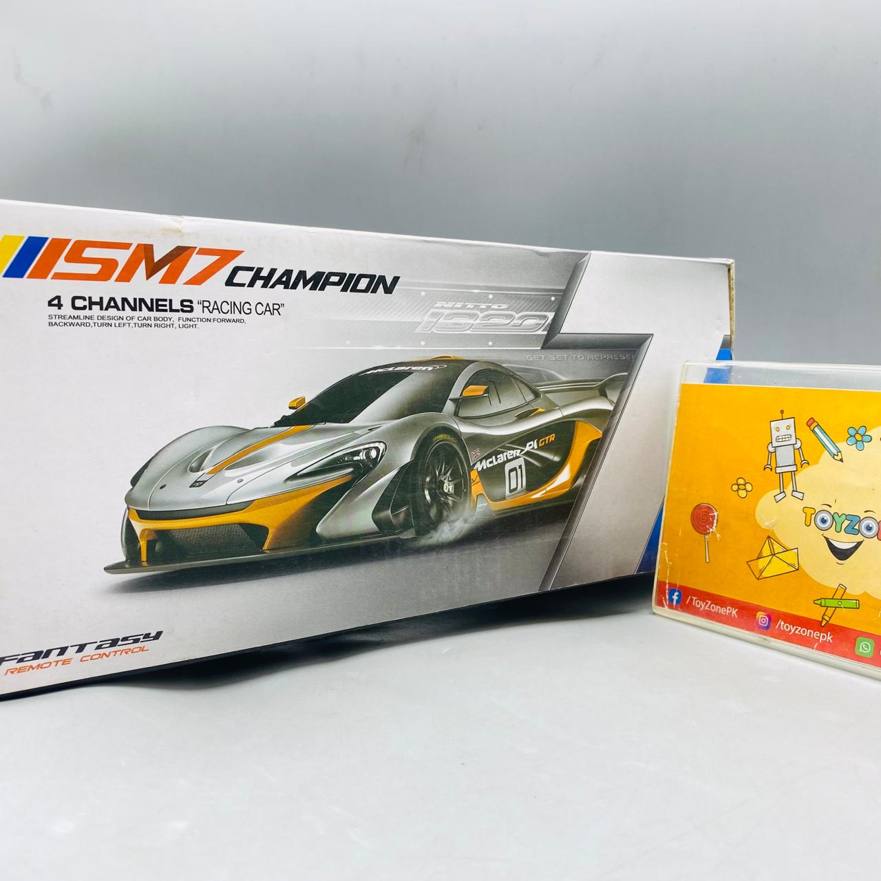 Red R/C SUV / Crossover Toy Car with Steering Wheel Remote & Rechargeable Batteries