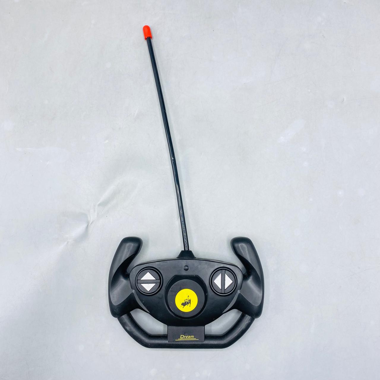 Red R/C SUV / Crossover Toy Car with Steering Wheel Remote & Rechargeable Batteries