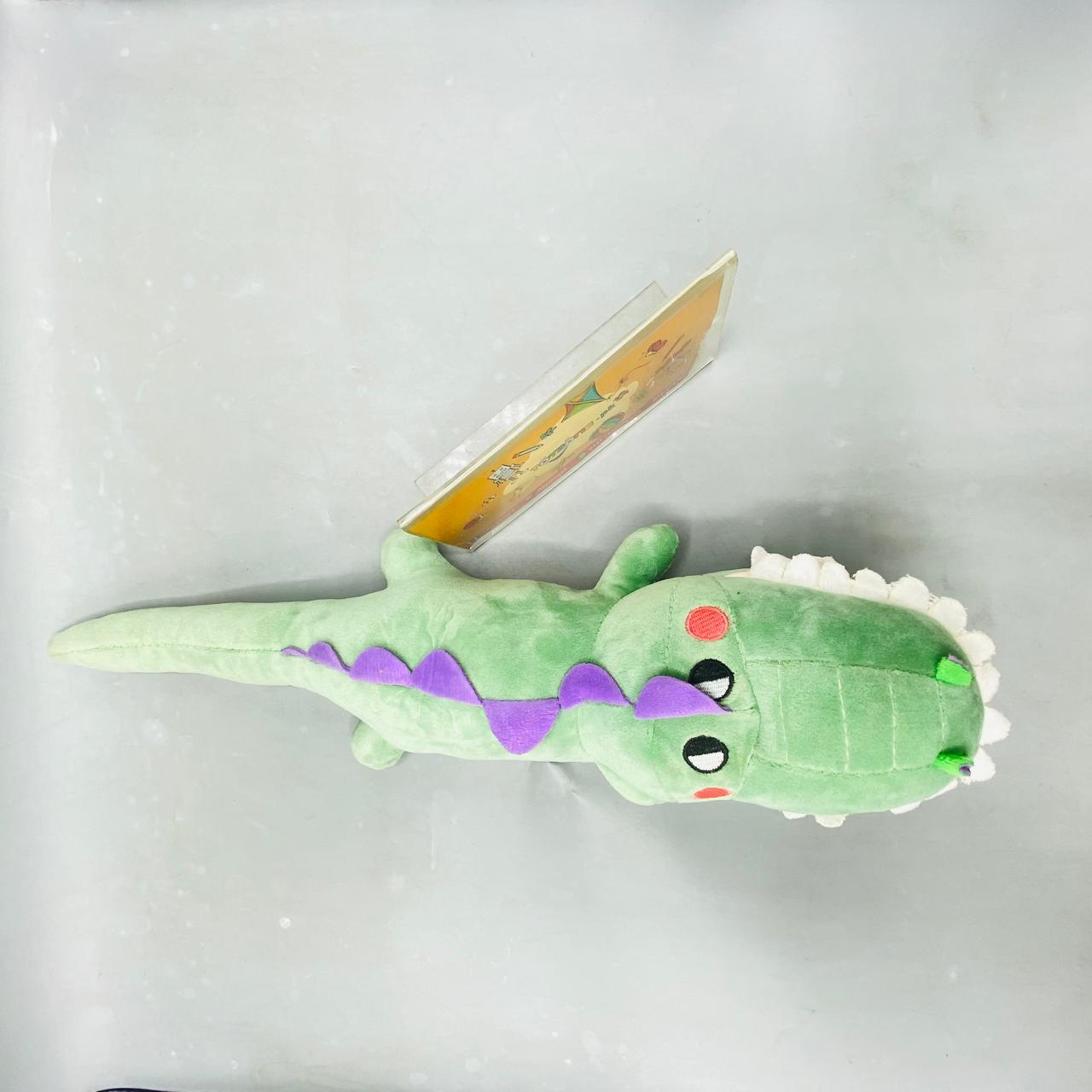 Unique Crocodile Stuffed Toy with Ridged Back