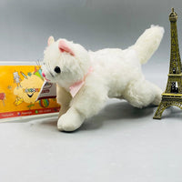 Thumbnail for Adorable White Persian Kitten Plush Toy
