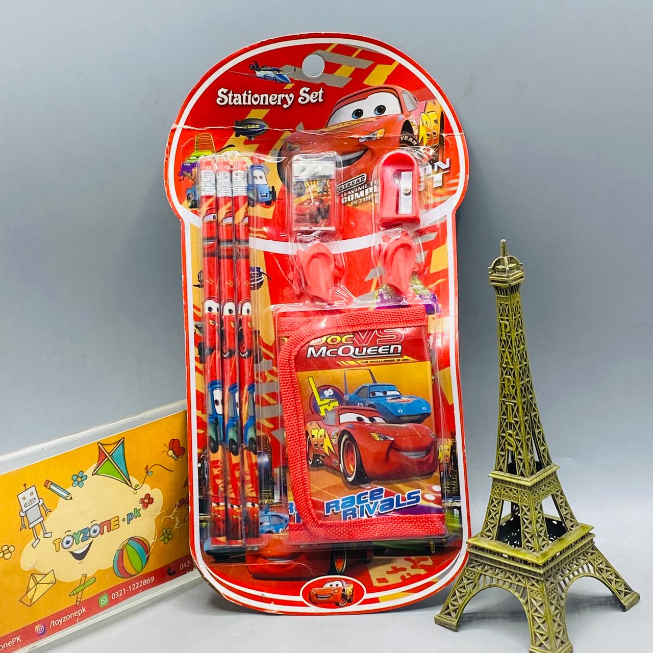 Disney/Pixar Cars "Race Rivals" Complete Stationery Set