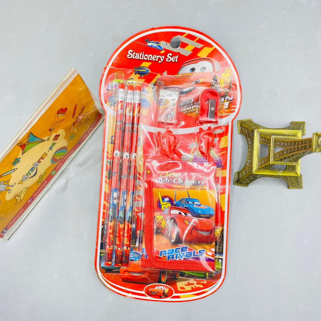 Disney/Pixar Cars "Race Rivals" Complete Stationery Set