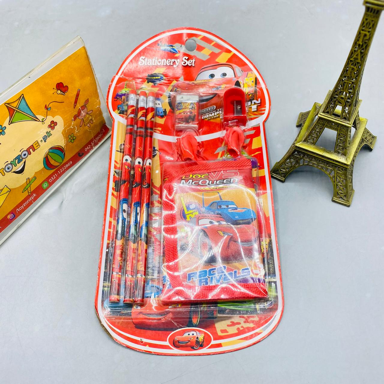 Disney/Pixar Cars "Race Rivals" Complete Stationery Set