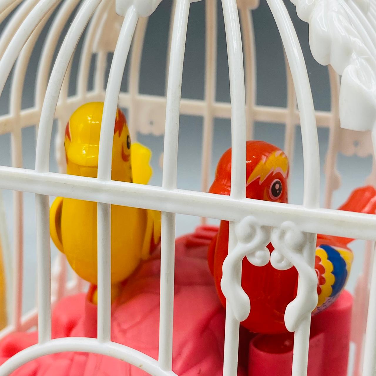 Musical Birdcage Toy with Bubble Maker & Moving Birds