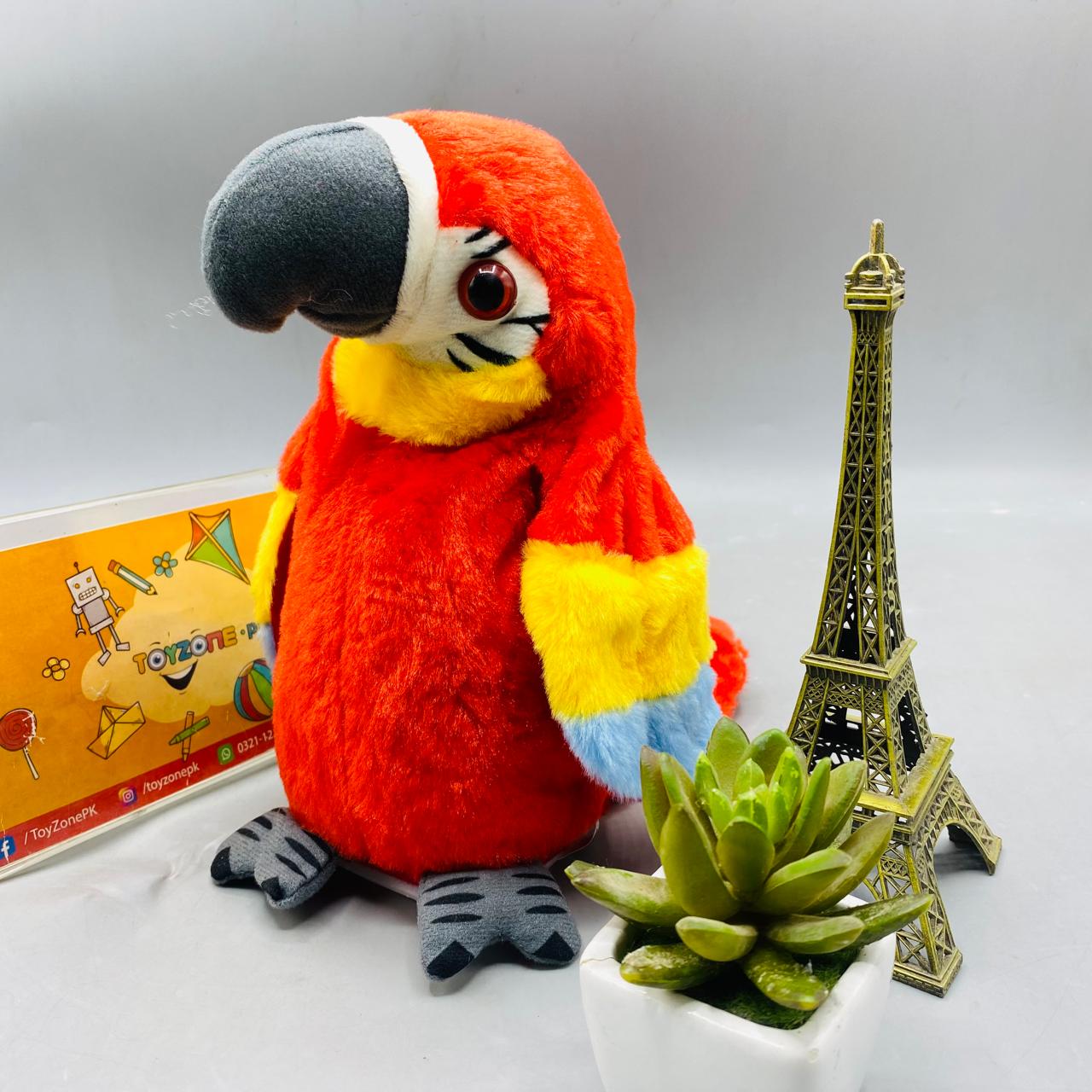 Interactive Talking Parrot Stuffed Animal
