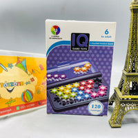 Thumbnail for IQ Game Toys Star Puzzle Challenge - 120 Challenges & 5 Levels of Difficulty