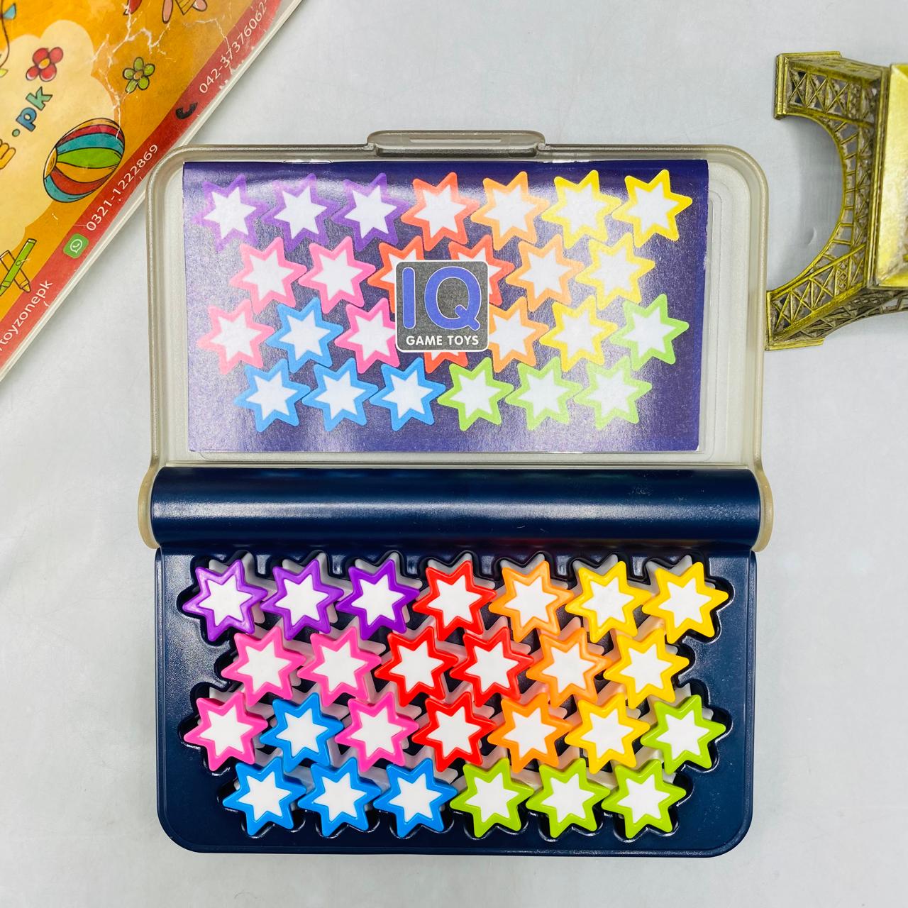 IQ Game Toys Star Puzzle Challenge - 120 Challenges & 5 Levels of Difficulty