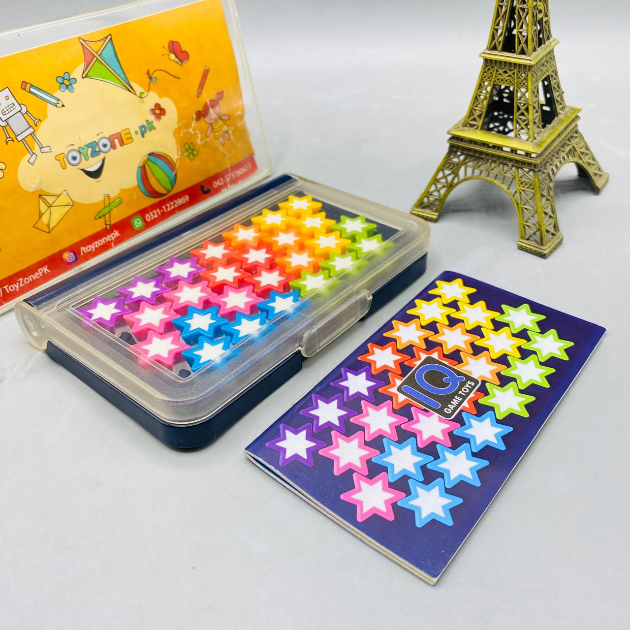 IQ Game Toys Star Puzzle Challenge - 120 Challenges & 5 Levels of Difficulty
