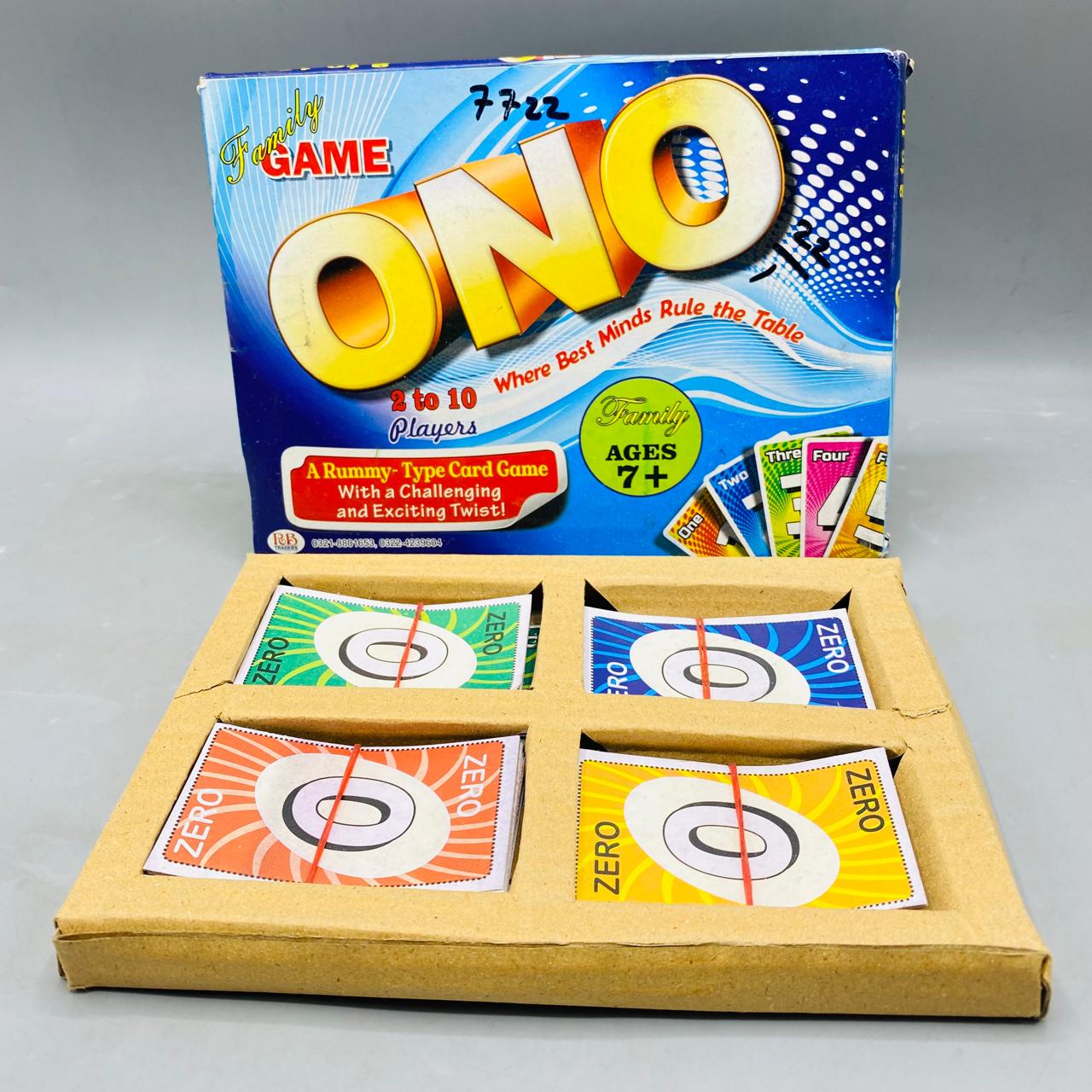 ONO Family Card Game - A Rummy-Type Challenge with a Twist