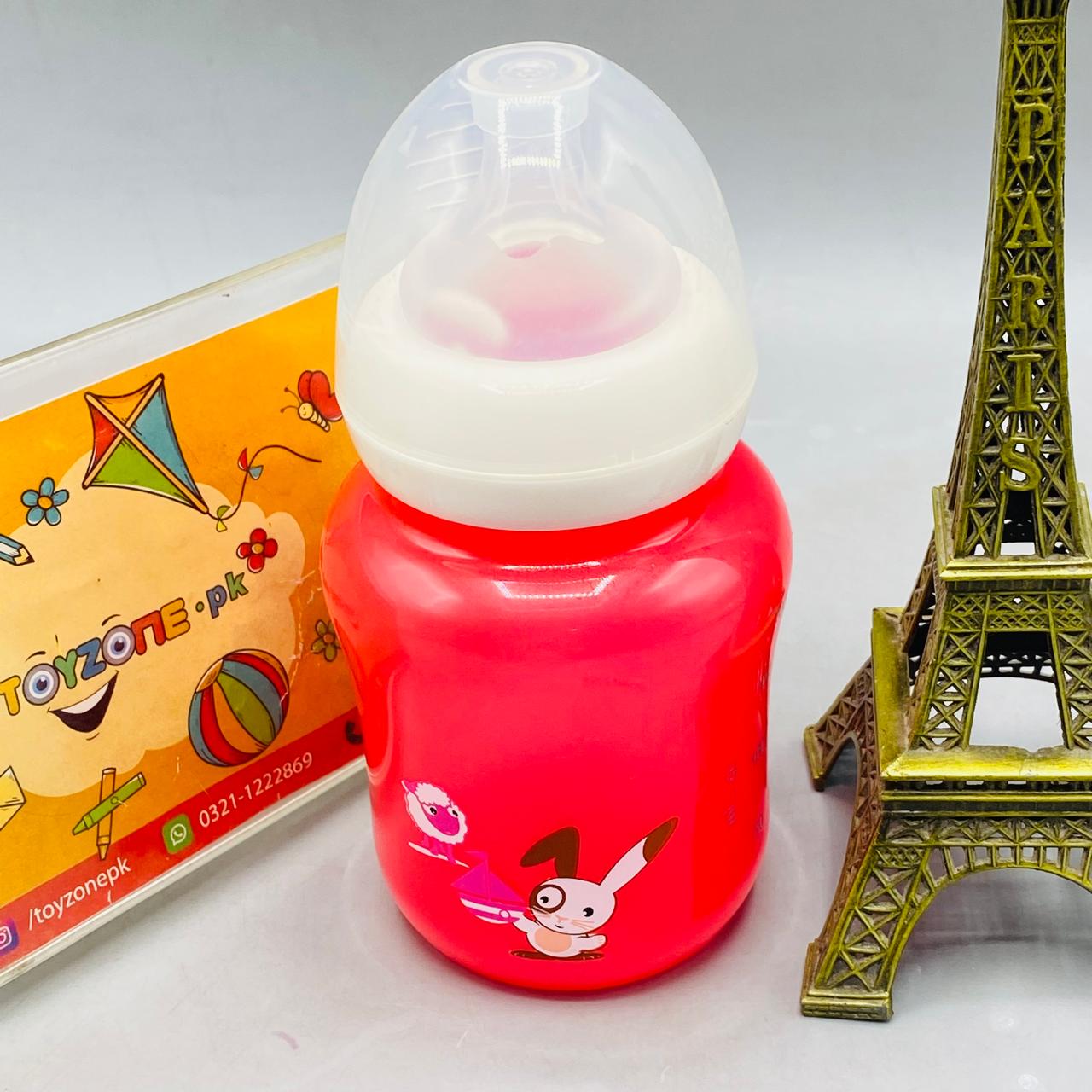 Adorable Animal Print Baby Feeder Bottle - Ergonomic & Easy-Flow Nipple