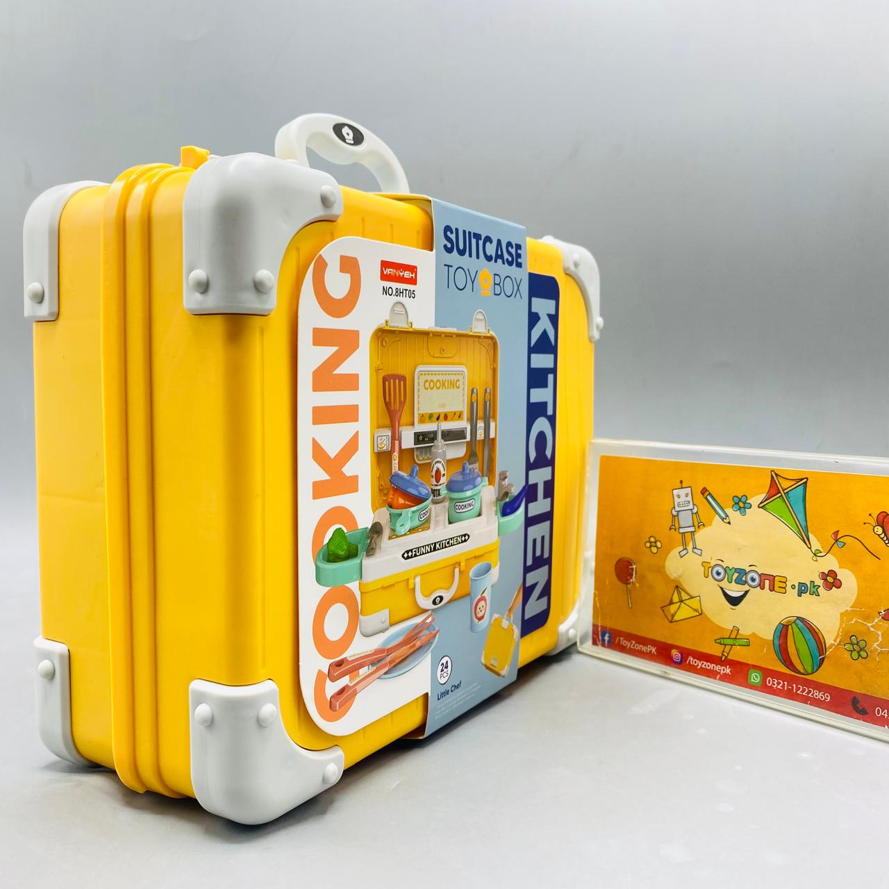 24 Pcs Suitcase Kitchen Set
