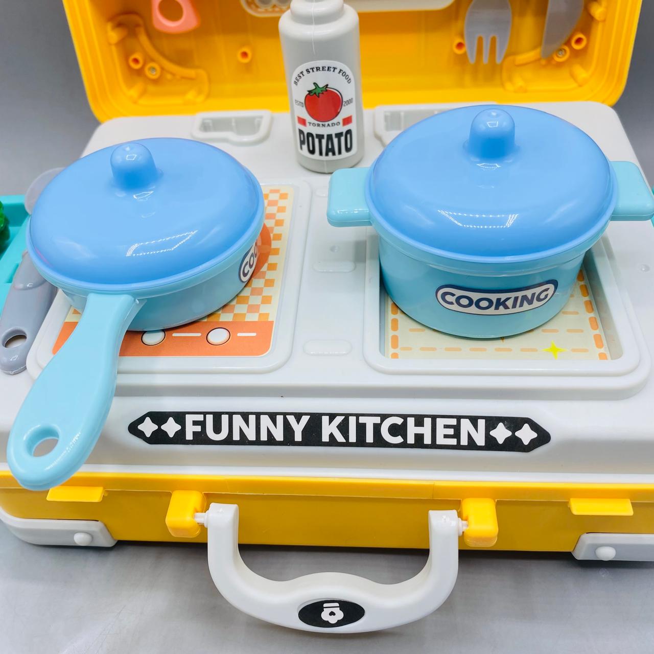 24 Pcs Suitcase Kitchen Set