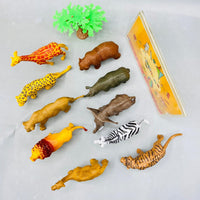 Thumbnail for 22 Piece Rubber Animal Zoo Box Set