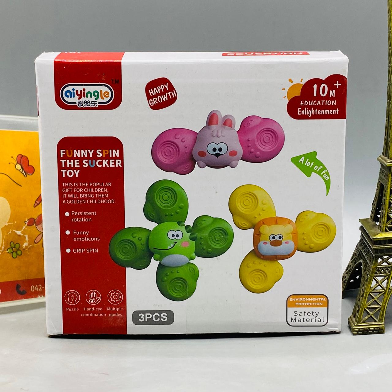 3 Piece Spinner Rattle Set