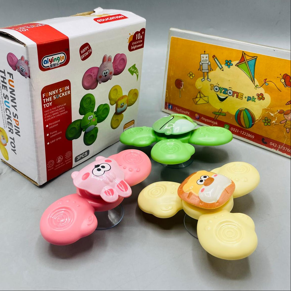 3 Piece Spinner Rattle Set