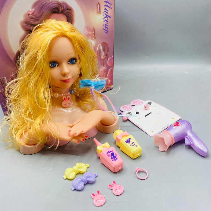 Half Body Makeup Hair Style Doll