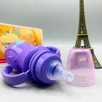 Thumbnail for 💜 Minitree Purple Handle Feeder / Training Cup with Contoured Grip