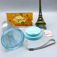 Thumbnail for 🍦 Nice Cream Glitter Tumbler with Lid and Wrist Strap