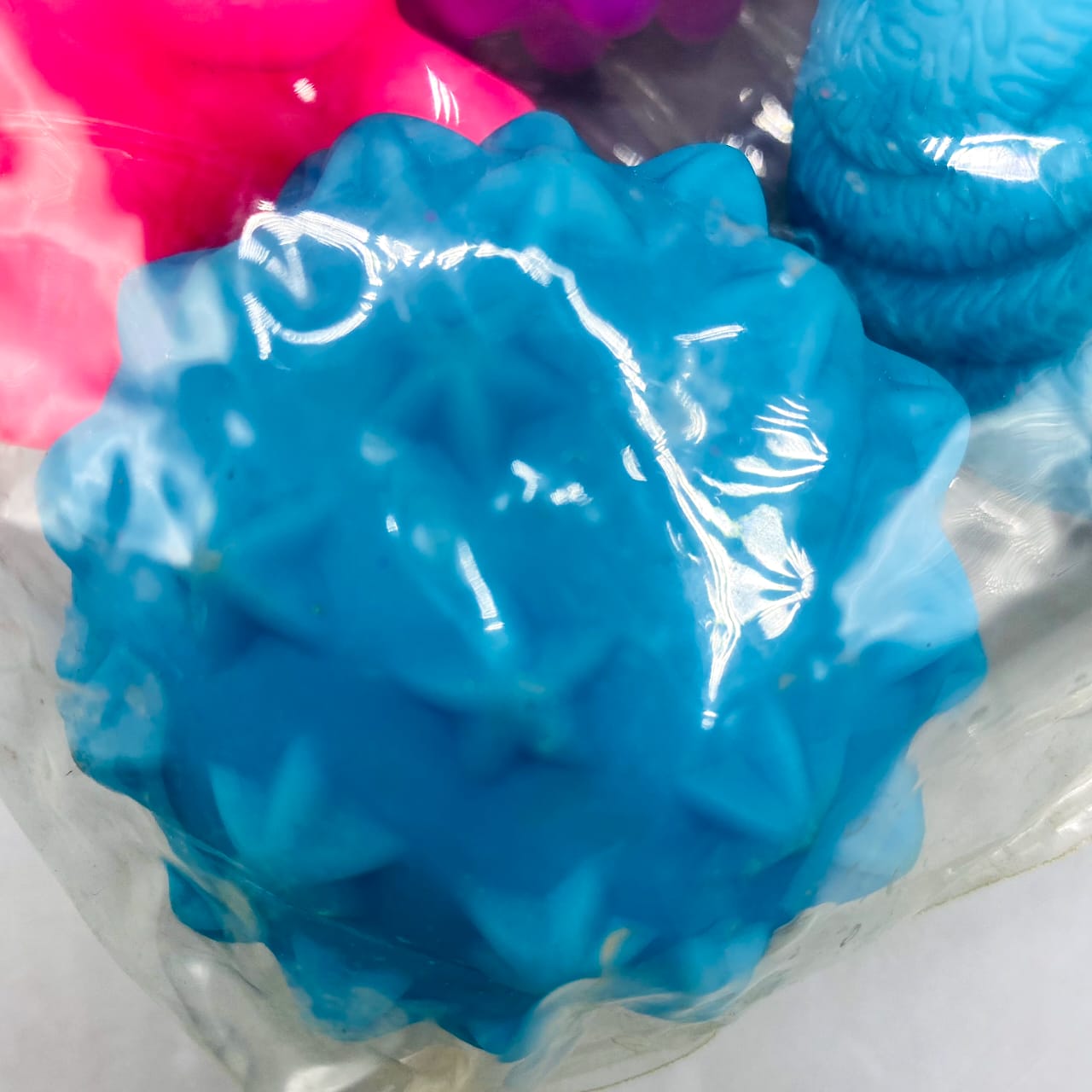 👂🌈 Chu Chu Squeaker Sensory Ball and Bath Toy Set (4-Pack)