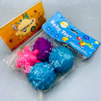 Thumbnail for 👂🌈 Chu Chu Squeaker Sensory Ball and Bath Toy Set (4-Pack)