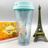 Thumbnail for 🍦 Nice Cream Glitter Tumbler with Lid and Wrist Strap