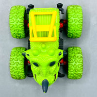 Thumbnail for 🦖 Neon Green Dinosaur Head Monster Truck Toy - Friction Powered Beast