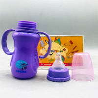 Minitree Purple Handle Feeder / Training Cup with Contoured Grip