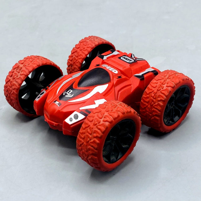 Friction Powered 360° Stunt Car – Double-Sided Flip Toy Car for Kids