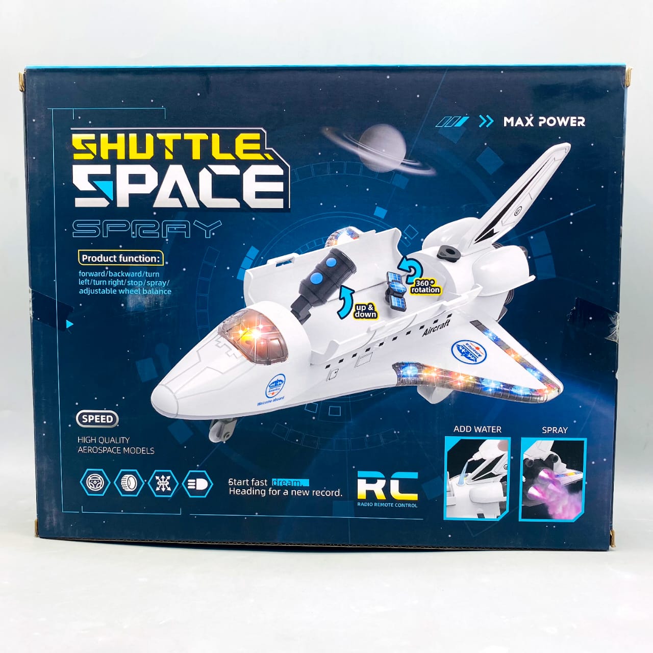 Remote Control Space Shuttle With Light And Sound