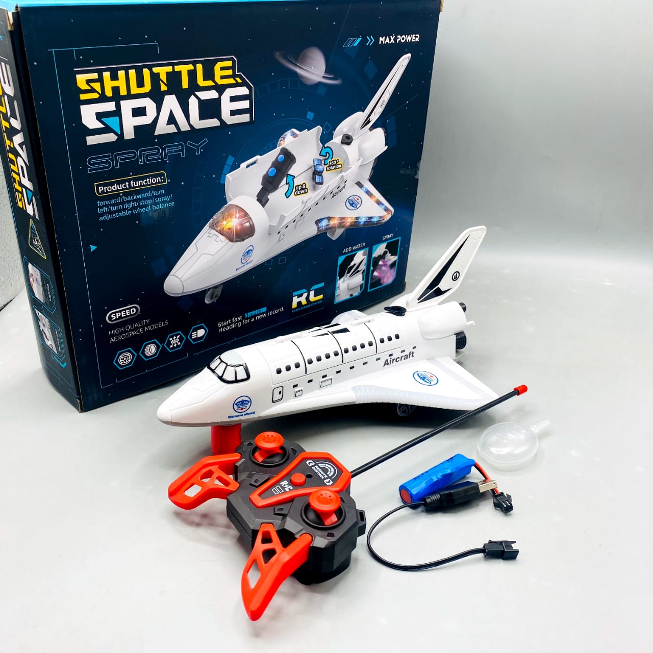 Remote Control Space Shuttle With Light And Sound