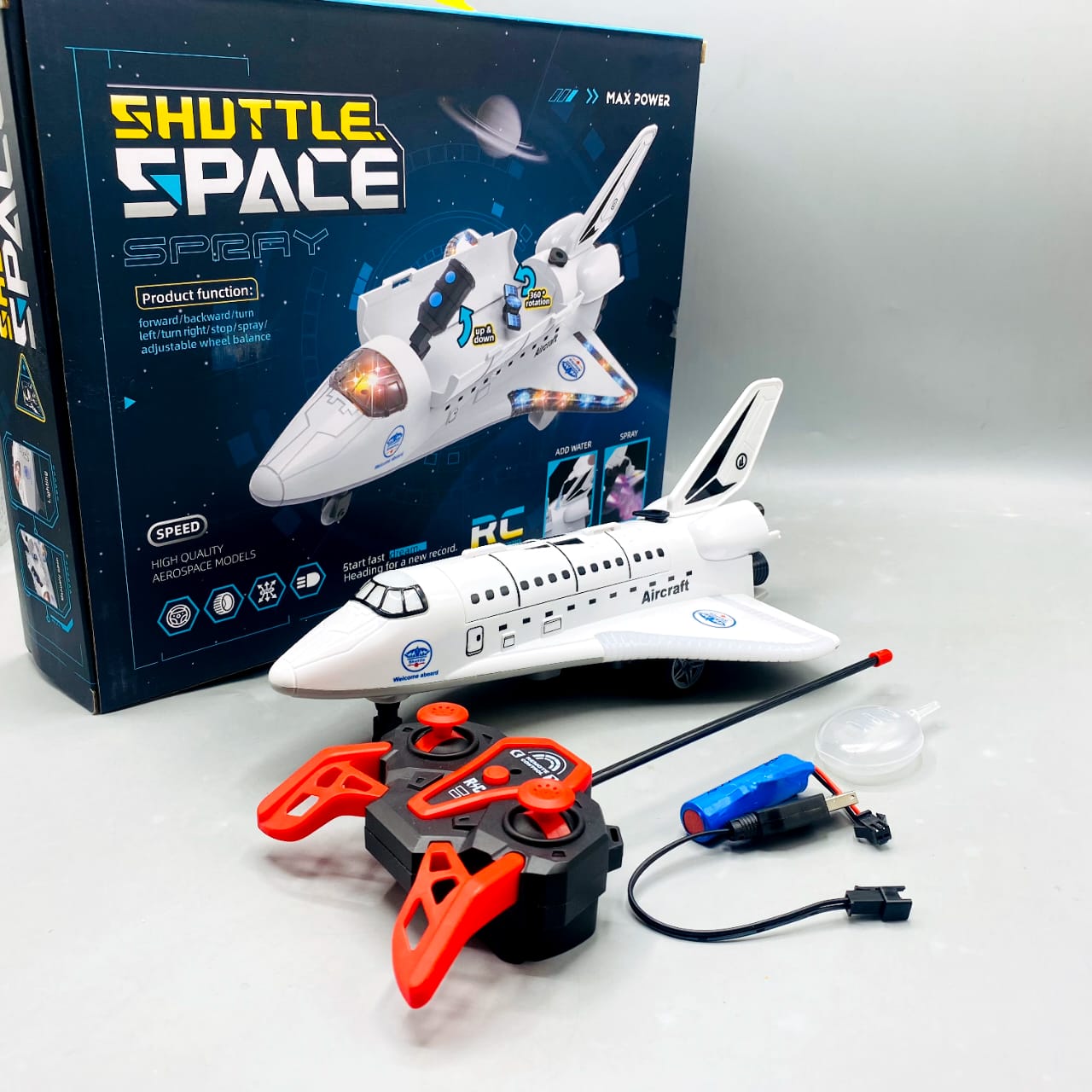 Remote Control Space Shuttle With Light And Sound