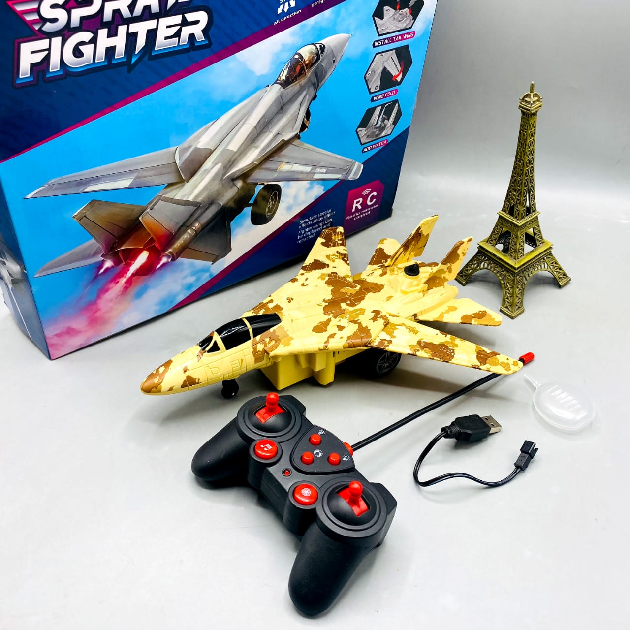 Remote Control Jet with Light and Sound And Smoke Effect