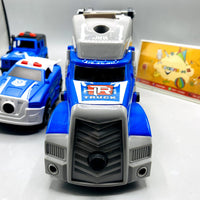 Thumbnail for DIY Manual Police Detachable Truck Hauler with 3 Cars