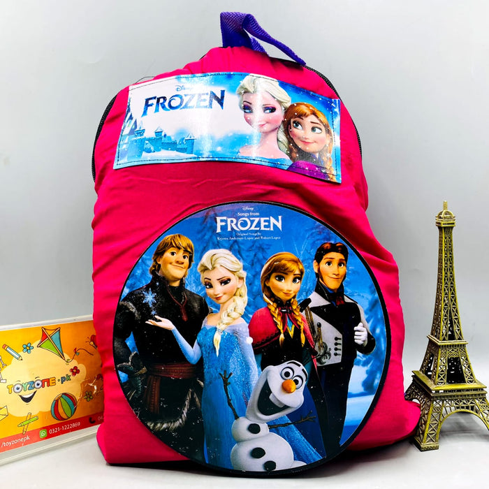 Disney Frozen Princess Backpack - Pink Drawstring Bag