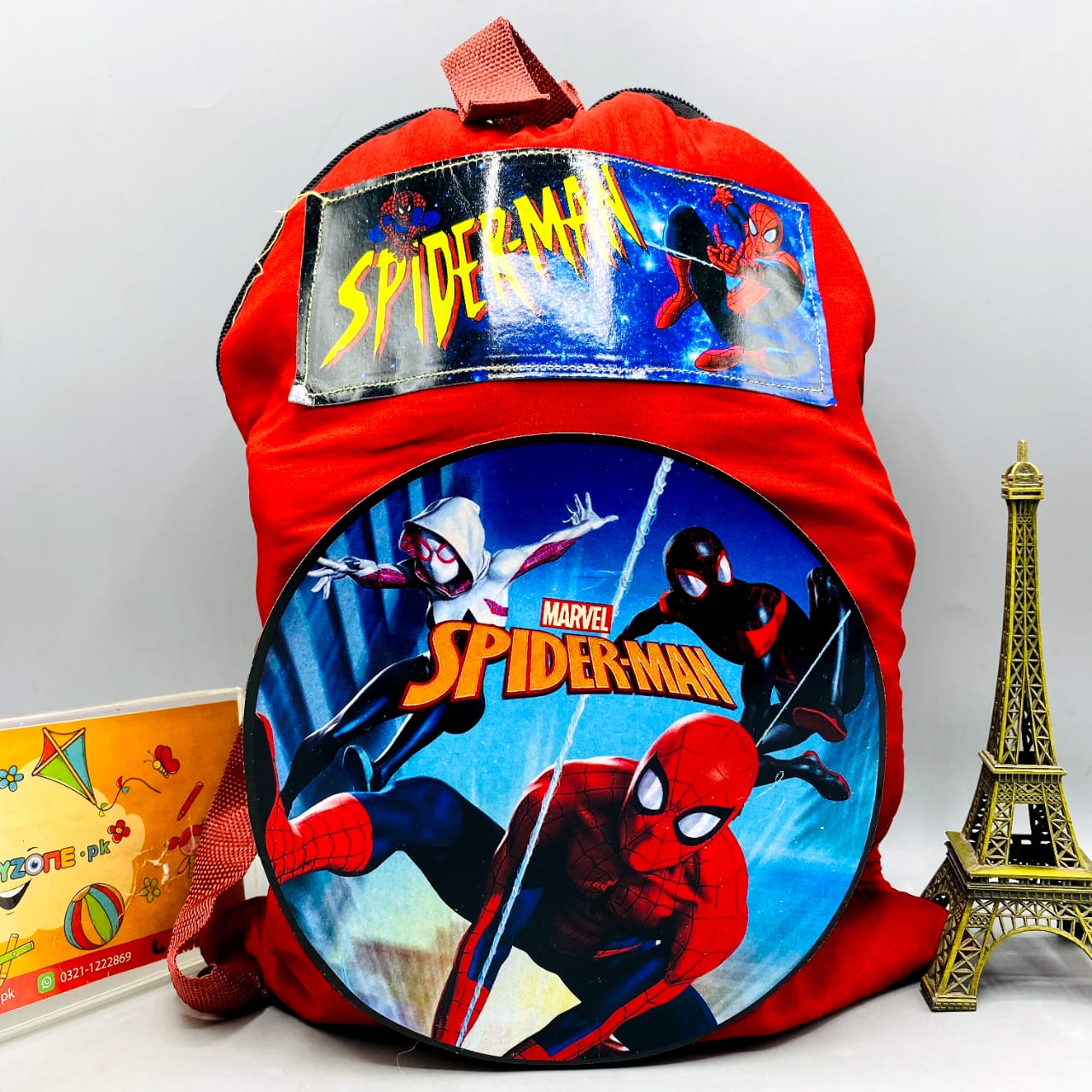 🕸️ Marvel Spider-Man & Spider-Verse Kids' Red Backpack