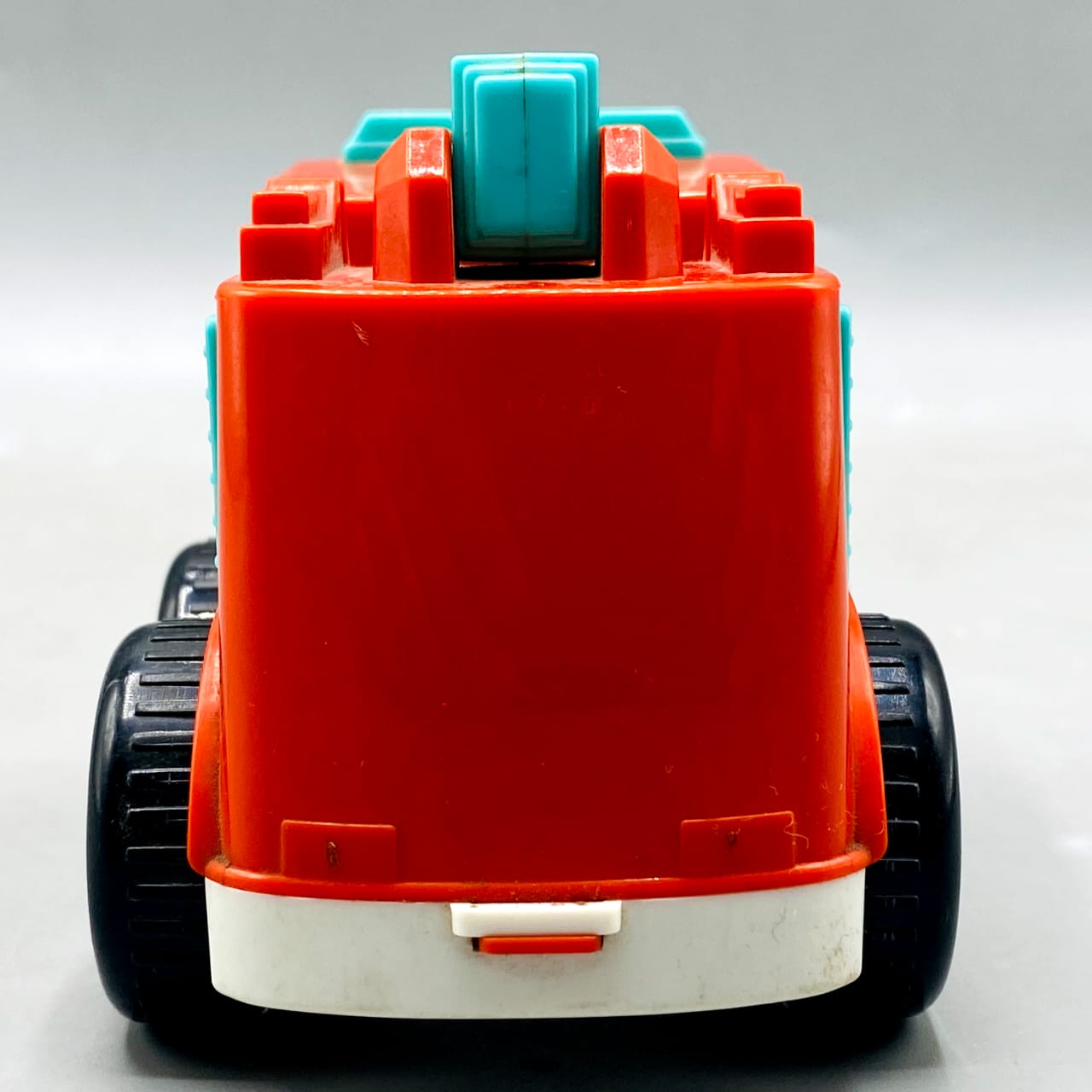 🚒 CAR Cute Fire Truck Toy - Red & Teal Friction Powered Vehicle