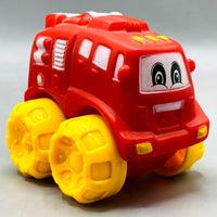 Thumbnail for 🔥 Friendly Fire Truck Monster Truck Toy - Red with Big Yellow Wheels