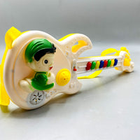 Thumbnail for 🎸 Toddler Electronic Guitar Toy - White and Yellow Musical Fun