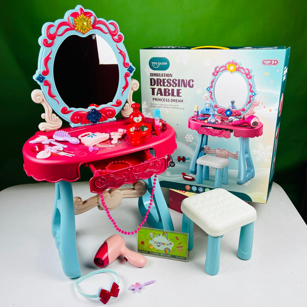 Simulation Princess Dressing Table Accessories with Light and Sound